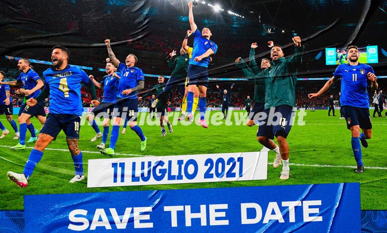 Italia Inghilterra in maxischermo a Torino dove seguire la finale Euro 2020