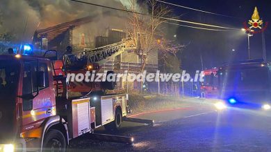 Incendio Novalesa: abitazione in fiamme in Strada dell'Abbazia