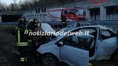 Incidente Borgomanero 6 gennaio 2022: auto esce di strada sull'A26