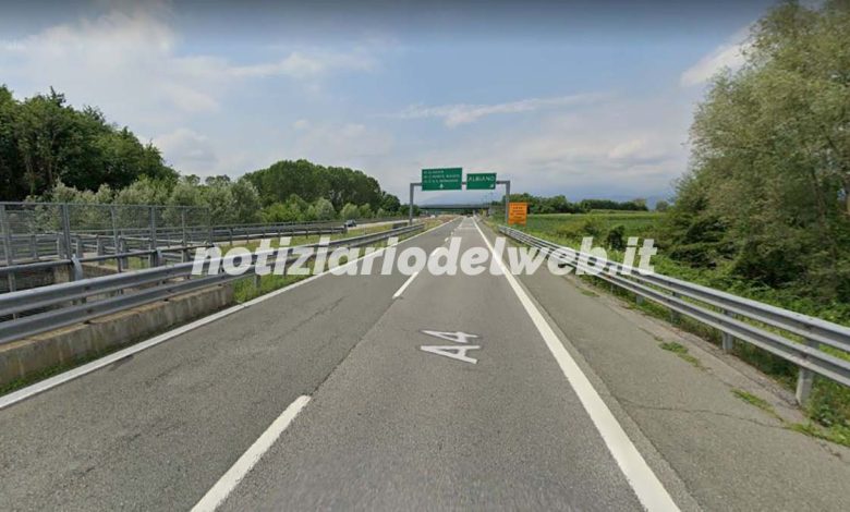 Incidente raccordo Ivrea Santhià oggi 5 gennaio 2022: una vittima