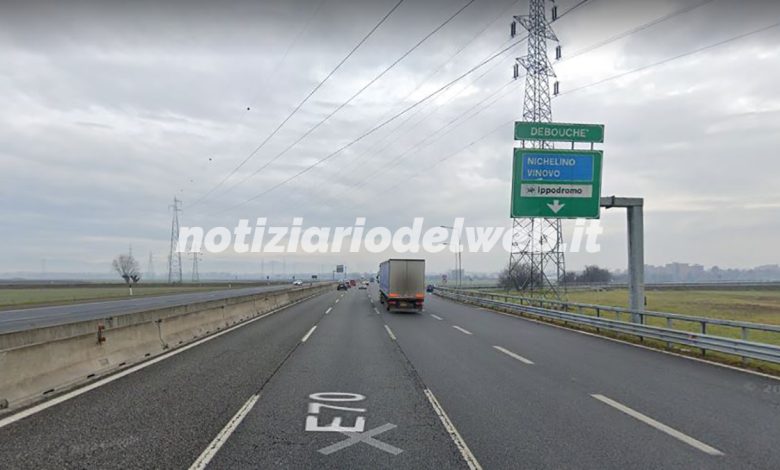 Incidente Tangenziale Torino oggi 30 marzo 2022: perdita materiali