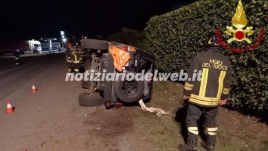 Incidente a Ornavasso nella notte del 18 marzo 2022: auto ribaltata