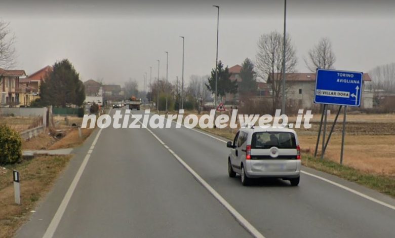 Incidente a Villar Dora oggi 22 marzo scontro tra moto, scooter e trattore (1)