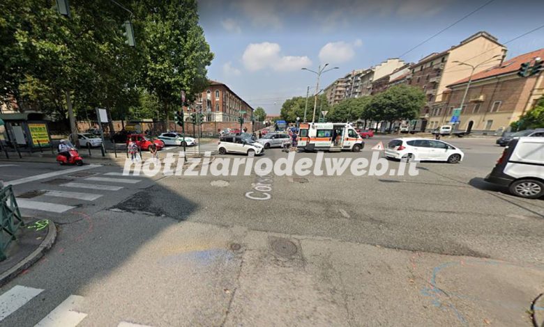 Incidente corso Bramante Torino oggi 31 marzo 2022