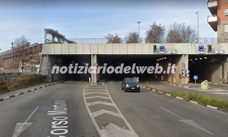 Sottopasso Donat Cattin di corso Mortara: lavori dal 14 al 16 marzo 2022