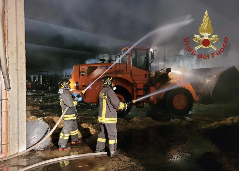 Cuneo, incendio oggi 13 aprile 2022 a Caramagna Piemonte