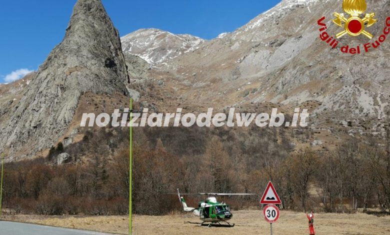 Cuneo, valanga in Val Maira quattro escursionisti coinvolti