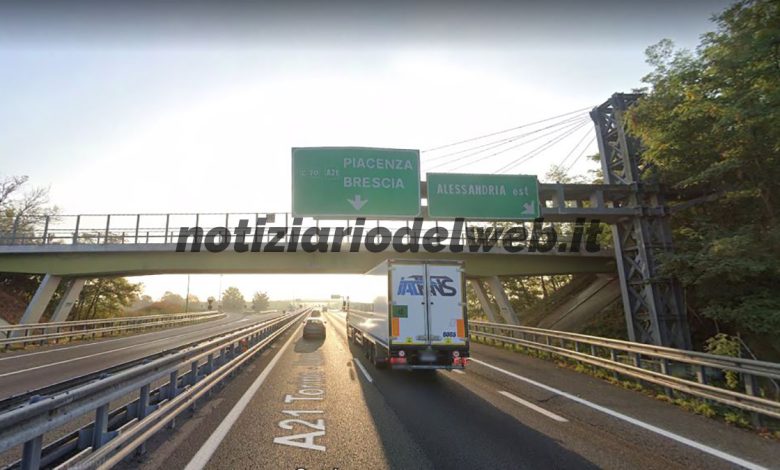 Incidente A21 oggi 29 aprile 2022: scontro in Alessandria Est