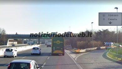 Incidente Tangenziale Torino oggi 18 aprile 2022 altezza Caselle