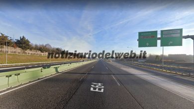 Incidente Tangenziale Torino oggi 20 aprile 2022 altezza Venaria