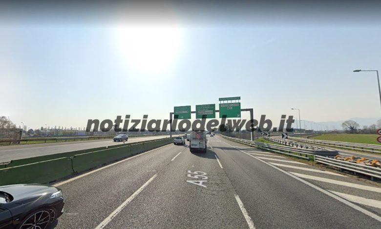 Incidente Tangenziale Torino oggi 25 aprile 2022 altezza Collegno (2)