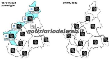 Vento Torino oggi 9 aprile 2022: raffiche fino a 70Km/h