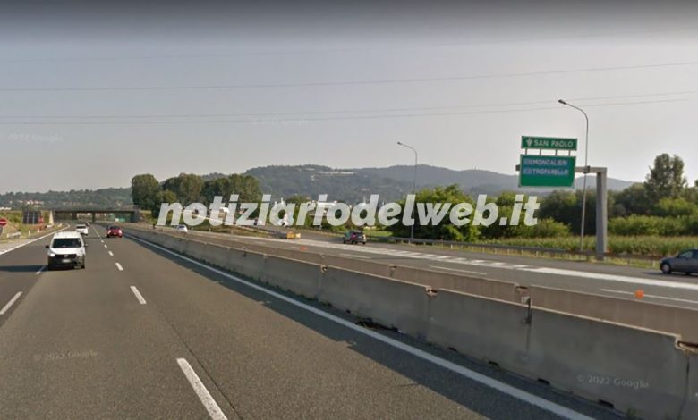 Incidente Tangenziale Torino oggi 24 maggio 2022 pedone investito (1)