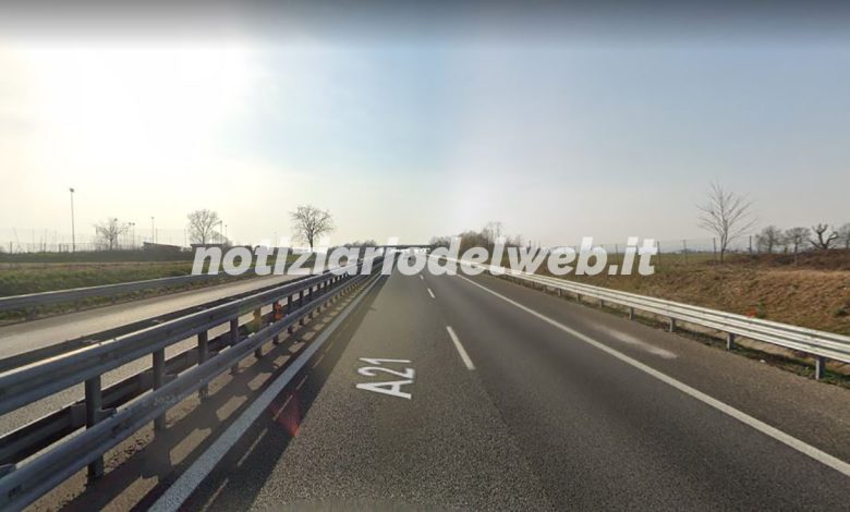 Incidente A21 oggi 1 giugno 2022 tra Asti Ovest e Villanova d’Asti