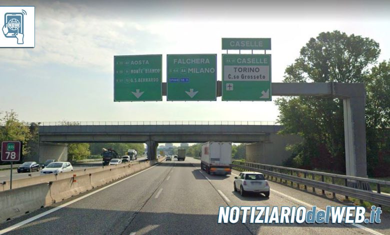 Incidente Tangenziale Torino oggi 14 giugno 2022: scontro tra auto e moto