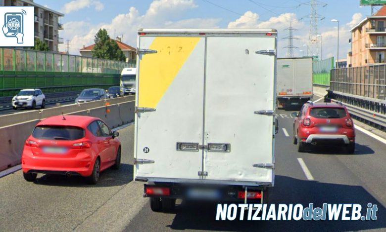 Doppio incidente in Tangenziale a Torino oggi 30 luglio 2022