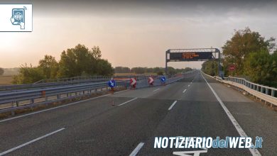 Incidente A26 Castellazzo Bormida oggi 5 luglio 2022: auto contro cantiere