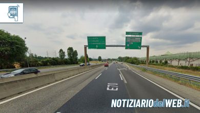 Incidente Tangenziale Nichelino oggi 29 luglio 2022 altezza Stupinigi: scontro tra 3 auto