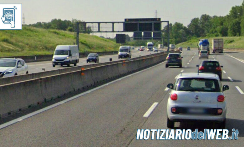 Incidente Tangenziale Torino altezza Beinasco oggi 29 agosto 2022