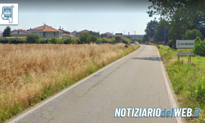 Incidente Villareggia Mazzè 7 agosto 2022 trattore ribaltato