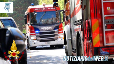 Incidente sulla A6 Torino-Savona oggi 5 luglio 2023: auto in fiamme altezza Carmagnola Vigili del Fuoco