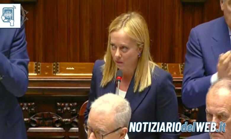 Discorso Giorgia Meloni alla Camera il video integrale (1)