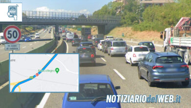 Incidente Tangenziale Torino Collegno oggi 5 ottobre 2022