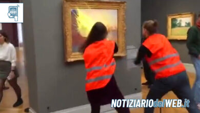 Quadro di Monet imbrattato con purea di patate da attivisti per il clima [+VIDEO]