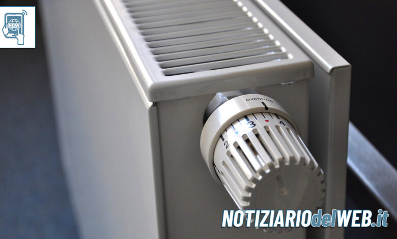 Termosifoni Torino: accensione posticipata di una settimana