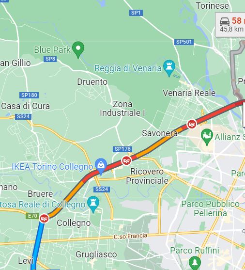 Incidenti Tangenziale Torino oggi 19 dicembre 2022 caos traffico