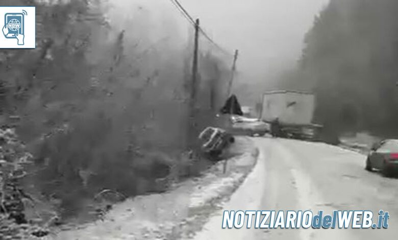 Incidente Pogno 15 dicembre 2022: carambola tra più auto [+VIDEO]