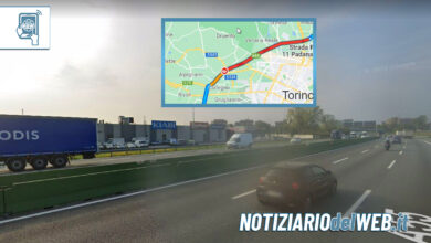 Incidente Tangenziale Torino Collegno oggi 20 dicembre 2022