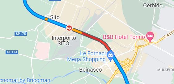 Incidente Tangenziale Torino SITO oggi 16 dicembre 2022 (1)