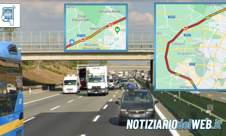 Incidenti Tangenziale Torino oggi 19 dicembre 2022 caos traffico