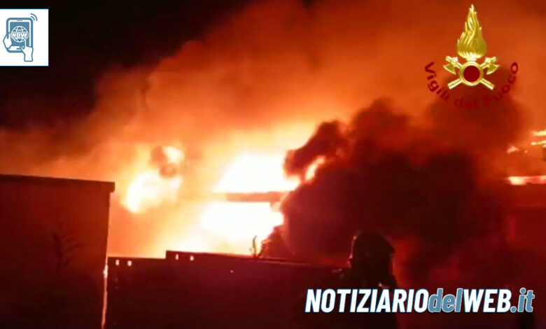 Incendio Caraglio oggi 10 gennaio 2023 [+VIDEO]