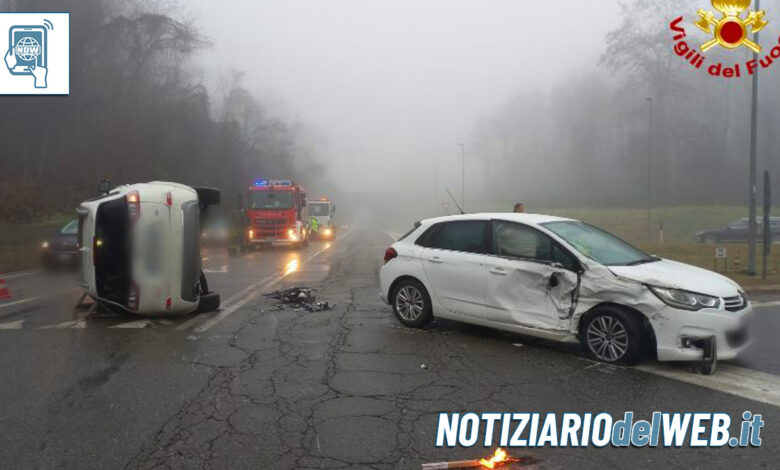 Incidente Paruzzaro oggi 3 gennaio 2023: tre feriti