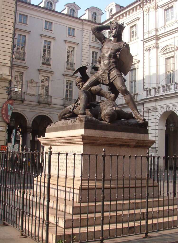 La statua di Palazzo Civico chi era il Conte Verde di Torino