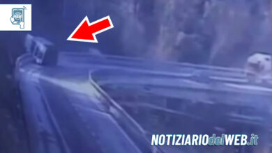 Incidente camion Torino-Savona: il video dello schianto