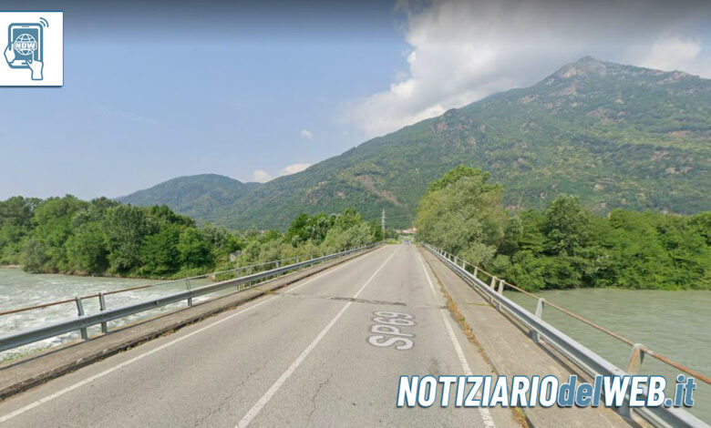 Incidente mortale nel canavese oggi 24 febbraio 2023: auto precipitata a Borgofranco d'Ivrea