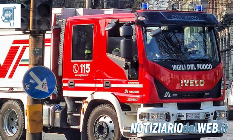 Vento a Torino oggi 25 marzo 2023: Vigili del Fuoco in azione