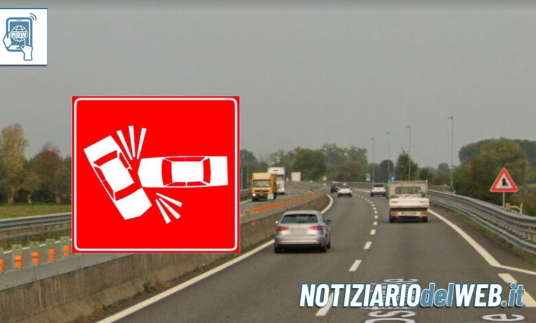Incidente Torino Caselle oggi 4 marzo 2023 scontro tra due auto
