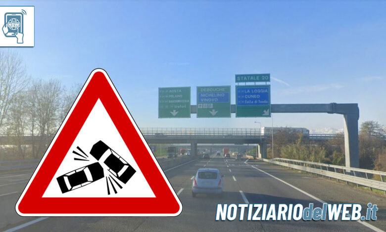 Incidente in Tangenziale a Torino 2 marzo 2023