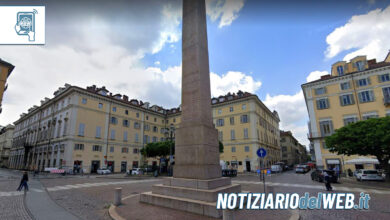 Obelisco di piazza Savoia a Torino nessun restauro dopo gli atti vandalici degli anarchici