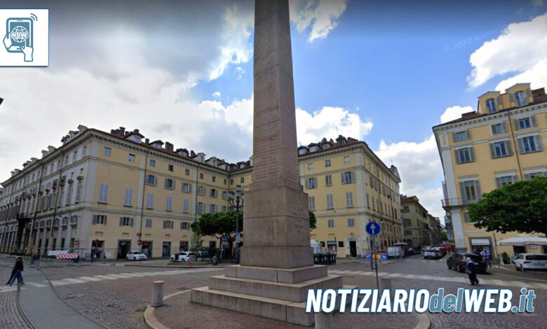 Obelisco di piazza Savoia a Torino nessun restauro dopo gli atti vandalici degli anarchici