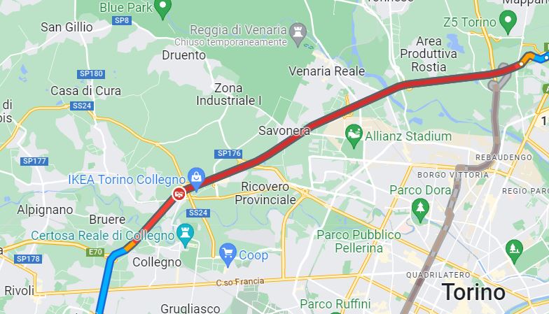 Tangenziale di Torino paralizzata per incidenti oggi 8 marzo 2023