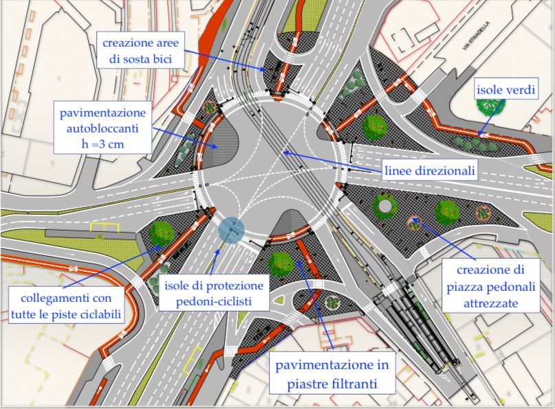 Torino, il progetto della nuova piazza Baldissera semafori e addio alla rotonda