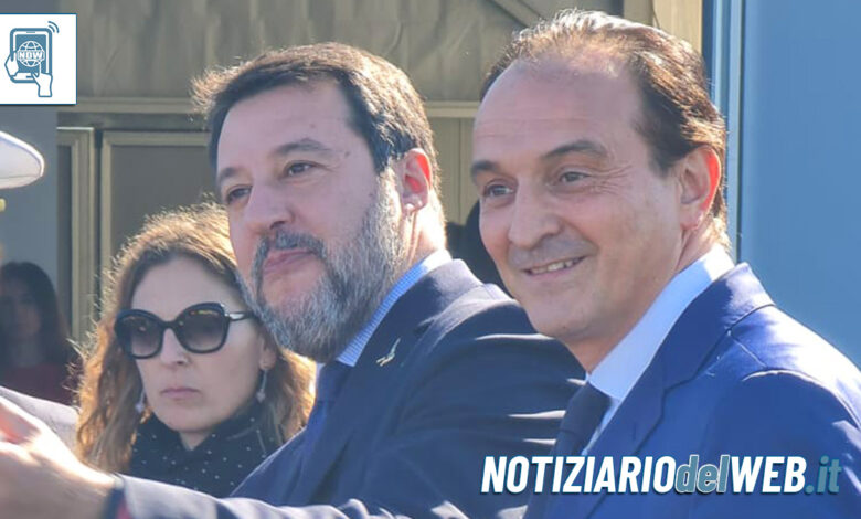 Asti-Cuneo, Matteo Salvini all'inaugurazione del lotto di Alba