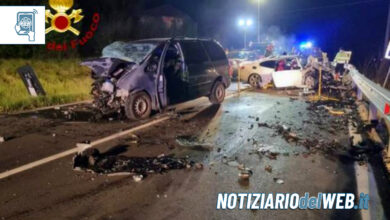 Incidente Nizza Monferrato ieri 9 aprile 2023: 4 vittime