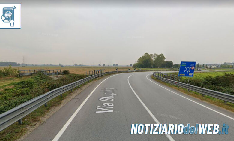 Incidente tra Nichelino e Vinovo 6 aprile 2023 frontale tra due auto, un ferito grave (2)