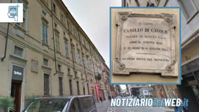 Torino, la casa dove abitò Camillo Benso conte di Cavour